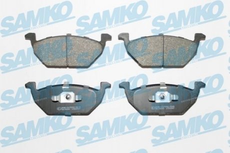 Тормозные колодки, дисковый тормоз.) SAMKO 5SP668 (фото 1)