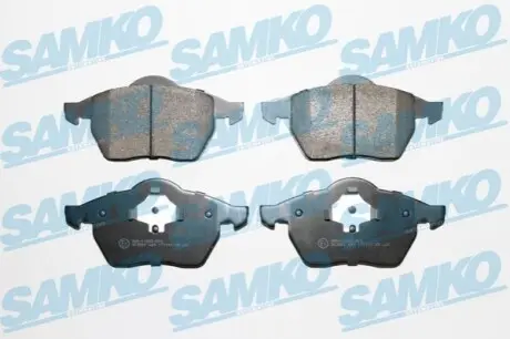 Гальмівні колодки, дискове гальмо (набір) SAMKO 5SP669