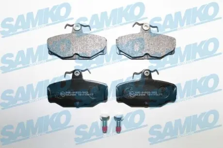 Колодки гальмівні (задні) Ford Escort V/VI 91-98/Scorpio I/II 85-98/Sierra I/II 82-93 SAMKO 5SP677