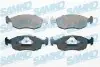 Тормозные колодки, дисковый тормоз.) SAMKO (5SP678) изображение 1