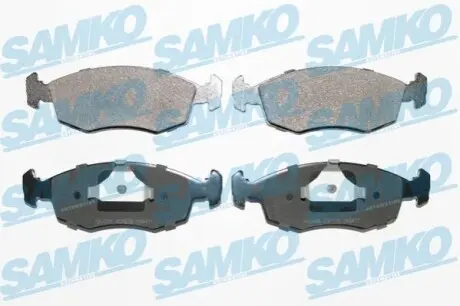 Колодки гальмівні (передні) Ford Escort IV-VI 83-02/Sierra 82-95/Scorpio 85-94/Granada II 77-85 SAMKO 5SP678