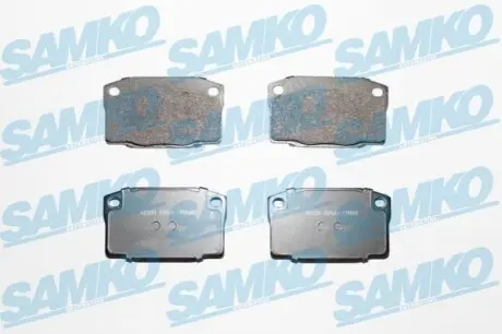 Гальмівні колодки, дискове гальмо (набір) SAMKO 5SP681