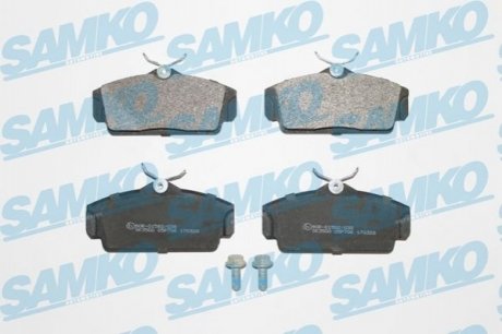 Тормозные колодки, дисковый тормоз.) SAMKO 5SP706 (фото 1)