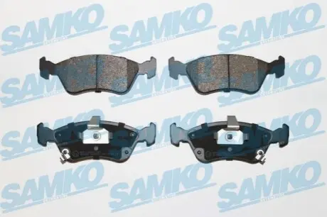 Гальмівні колодки, дискове гальмо (набір) SAMKO 5SP709