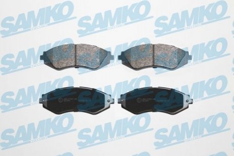 Тормозные колодки, дисковый тормоз.) SAMKO 5SP710 (фото 1)