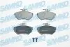 Колодки гальмівні (передні) Seat Cordoba/Ibiza/VW Caddy/Golf/Polo 91-04 SAMKO (5SP718) зображення 1