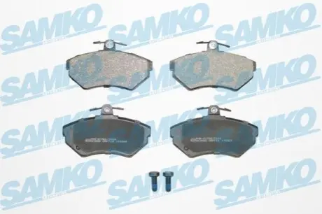 Колодки гальмівні (передні) Seat Cordoba/Ibiza/VW Caddy/Golf/Polo 91-04 SAMKO 5SP718