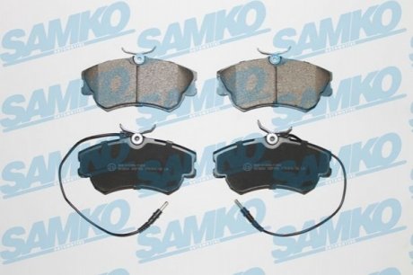 Тормозные колодки, дисковый тормоз.) SAMKO 5SP750 (фото 1)