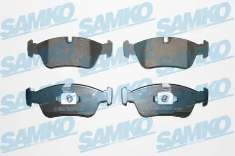 Гальмівні колодки, дискове гальмо (набір) SAMKO 5SP757