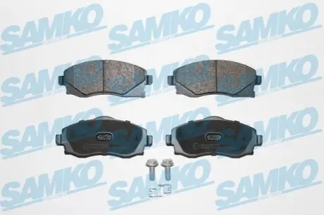 Гальмівні колодки, дискове гальмо (набір) SAMKO 5SP758