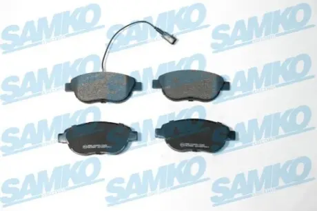 Колодки тормозные передние 05-09 (пассажир..)/Berlingo SAMKO 5SP764