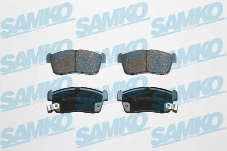 Колодки гальмівні (передні) Chevrolet Cruze 00-08/Subaru Justy 07-/Suzuki Ignis 00-/Nissan Pixo 09 SAMKO 5SP796