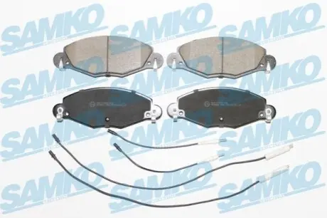 Тормозные колодки, дисковый тормоз.) SAMKO 5SP799