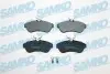 Тормозные колодки, дисковый тормоз.) SAMKO (5SP806) изображение 1