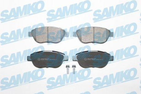 Колодки гальмівні передні 01- (тип Bosch) ESP/Doblo SAMKO 5SP807 (фото 1)