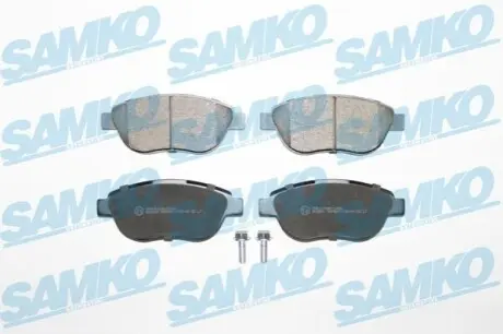 Колодки гальмівні передні 01- (тип Bosch) ESP/Doblo SAMKO 5SP807