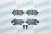 Тормозные колодки, дисковый тормоз.) SAMKO (5SP811) изображение 1