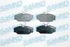 Тормозные колодки, дисковый тормоз.) SAMKO (5SP816) изображение 1