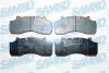 Тормозные колодки, дисковый тормоз.) SAMKO (5SP824) изображение 1