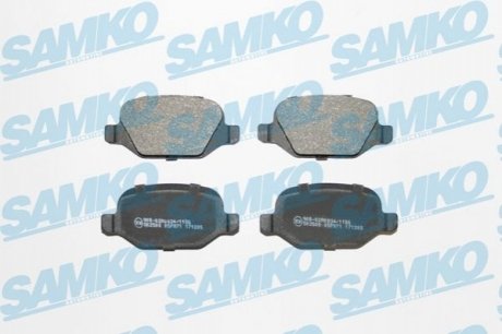 Гальмівні колодки, дискове гальмо (набір) SAMKO 5SP871 (фото 1)