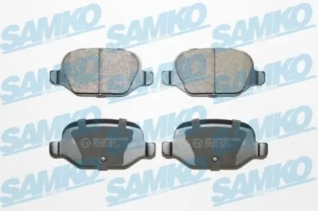 Гальмівні колодки, дискове гальмо (набір) SAMKO 5SP872