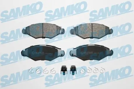 Колодки гальмівні (передні) Peugeot 206 98-/Peugeot 206+ 09-13 SAMKO 5SP903