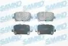 Колодки гальмівні (передні) Toyota Avensis/Corolla 01-10 (Akebono) SAMKO (5SP904) зображення 1