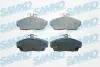Колодки гальмівні (передні) Land Rover Freelander 1.8/2.0 D/2.5 98-06 SAMKO (5SP922) зображення 1