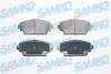 Колодки гальмівні (передні) Nissan Almera Tino/Primera 98 SAMKO (5SP940) зображення 1