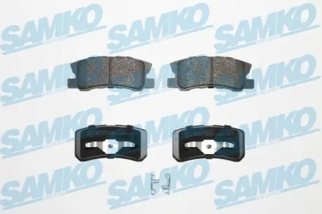 Колодки гальмівні (задні) Mitsubishi Outlander 06-12/Pajero 90-/Peugeot 4007/4008 07 SAMKO 5SP954