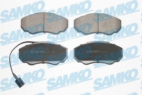Тормозные колодки передние 02-06 R15 (1.4t) SAMKO 5SP966 (фото 1)