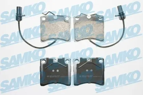 Колодки гальмівні (передні) VW T4 90-03 (+датчик) SAMKO 5SP984