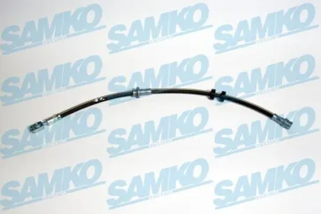 Шланг гальмівний (передній) VW Polo/Skoda Fabia I/II/Roomster/Seat Ibiza 99-15 SAMKO 6T46738