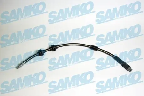 Шланг гальмівний (передній) BMW 3 (E90) 05-11 (520mm) M47/N43/N47/N55 SAMKO 6T48012