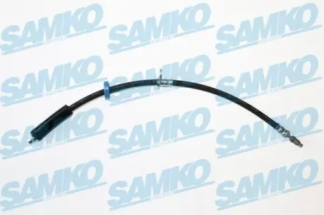 Шланг гальмівний (передній) Citroen C3/C4/Peugeot 2008/207/208 06- (L=480mm) SAMKO 6T48063