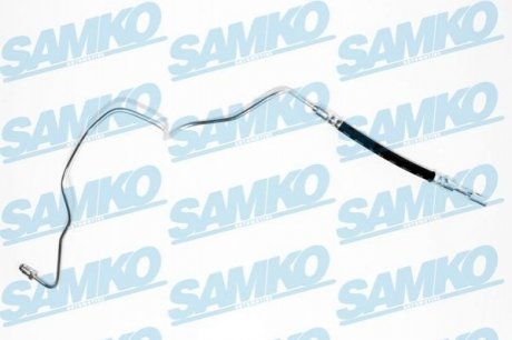 Гальмівний шланг (задній) Skoda Fabia 99-14 (192mm) SAMKO 6T49176 (фото 1)