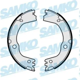 Комплект барабанных тормозных колодок. SANTA FE SAMKO 81177