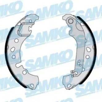 Колодки тормозные (задние) Ford Fiesta VII 17- (барабаны)) (203x38) SAMKO 81193