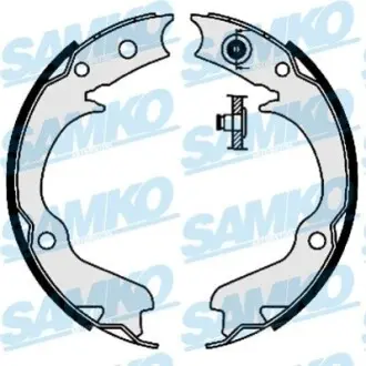 Колодки ручника Subaru Forester2.0/2.5i AWD 97-08 (170x31.5) SAMKO 88360