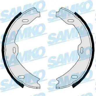 Колодки ручника MB S-class (W220)/CL-class (C215) 98- (180x25) (к-кт) SAMKO 88879