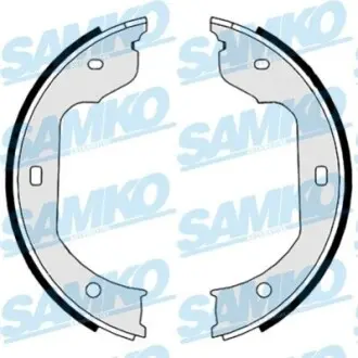 Колодки ручника VW T5 03- (185x30) SAMKO 89110