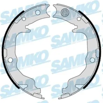 Колодки ручника Peugeot 4008/Mitsubishi Outlander 06- (167x32) SAMKO 89540