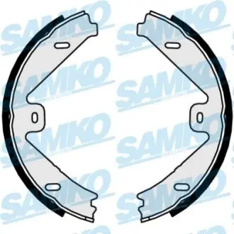 Комплект гальмівних колодок MB E-class (E212)/B-class (W245) 09- (180x25) SAMKO 89840