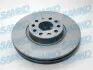 Диск гальмівний (передній) Audi A3/Skoda Octavia/SuperB/VW Passat B6/B8 03- (312x25) (з покр.)(вент.) SAMKO (A1004VR) зображення 1