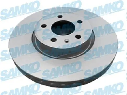 Диск тормозной (передний) Audi A4/A5/Q5 15-(318x30) (с покрытием) (вент.) SAMKO A1061VR