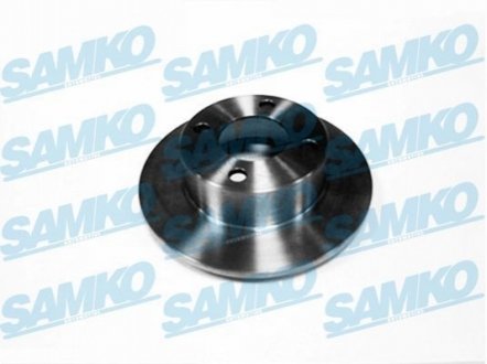 Диск гальмівний AUDI 80/90/100 lita tyі SAMKO A1101P (фото 1)