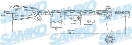 Трос зчеплення SAMKO C0481B