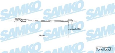 Трос зчеплення SAMKO C0578B