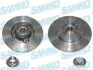 Диск тормозной (задний) Peugeot 2008 12-/Citroen C3 Aircross 10-/C4 Cactus 14-(244x9) (с подшипником)) SAMKO (C1036PCA) изображение 1