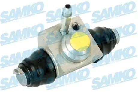 Циліндр гальмівний (задній) Audi 80/100/VW Golf 74-98/Polo 75-12/Seat Ibiza 93-09/Skoda Citigo 11-19 (d=17.46mm) (ATE) SAMKO C26718